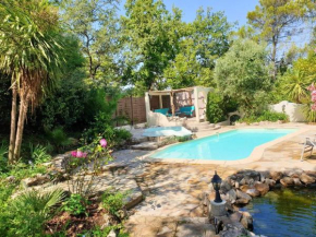 Villa de 3 chambres avec piscine privee jardin clos et wifi a Neoules